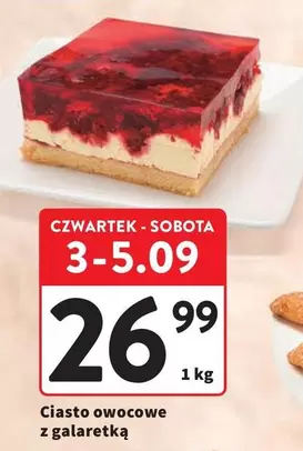 Ciasto owocowe z galaretką
