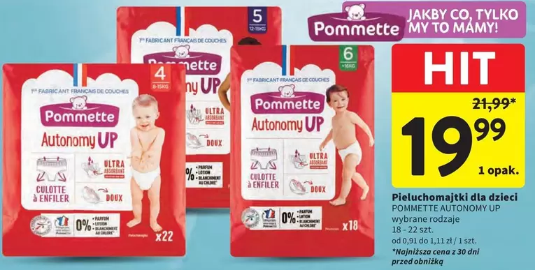De - Pieluchomajtki dla dzieci Autonomy UP
