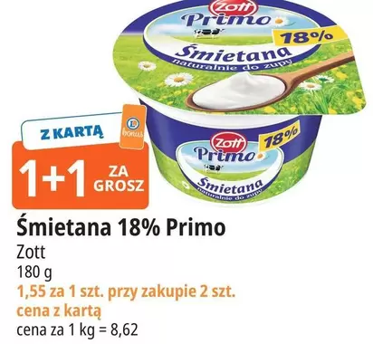 Śmietana 18% Primo