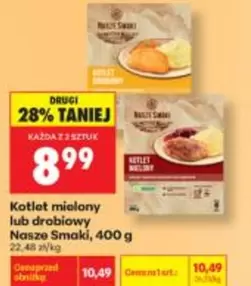 Kotlet mielony lub drobiowy