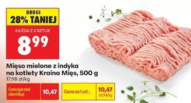 Mięso mielone z indyka na kotlety