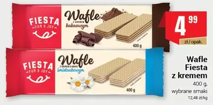 Wafle z kremem
