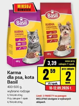 Karma dla psa, kota