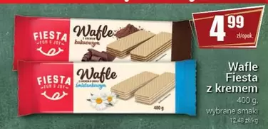 Wafle z kremem