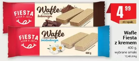 Wafle z kremem