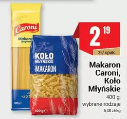 Makaron Caroni, Koło Młyńskie