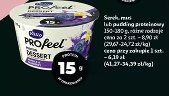 Serek, mus lub pudding proteinowy