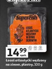 Łosoś atlantycki wędzony na zimno, plastry