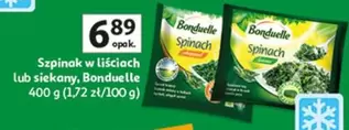 Szpinak w liściach lub siekany