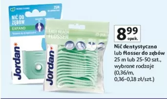 Nić dentystyczna lub Flosser do zębów