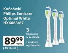 Philips - Końcówki Optimal White HX6063/87