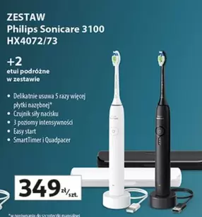 Philips - ZESTAW Sonicare 3100 HX4072/73