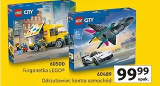 Lego - 60500 Furgonetka LEGO, 60489 Odrzutowiec kontra samochód