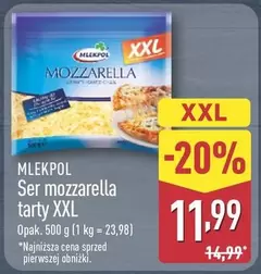 Ser mozzarella tarty XXL