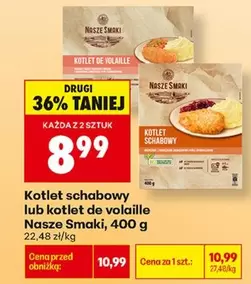 De - Kotlet schabowy lub kotlet de volaille