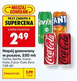 Coca Cola - Napoje gazowane w puszce