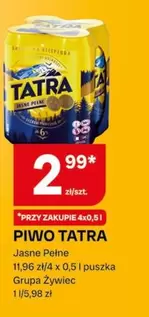 PIWO TATRA Jasne Pełne