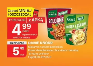 Makaron z sosem