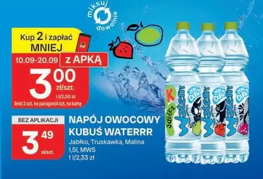 NAPÓJ OWOCOWY KUBUS WATERRR