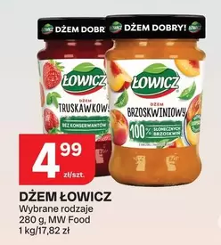 Dżem Łowicz Wybrane rodzaje