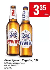Piwo Regular, 0%