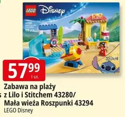 Lego - Zabawa na plaży z Lilo i Stitchiem 43280 / Mała wieża Roszpunki 43294