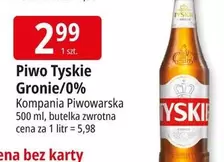 Piwo Tyskie Gronie/0%