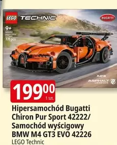 Lego - Hipersamochód Bugatti Chiron Pur Sport 42222/ Samochód wyścigowy BMW M4 GT3 EVO 42226