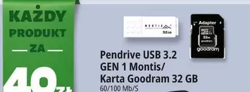 Pendrive USB 3.2 GEN 1 / Karta Goodram 32 GB