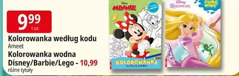 Disney - Kolorowanka według kodu