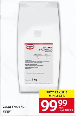 ŻELATYNA SPOŻYWCZA