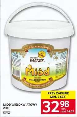 Miód Wielokwiatowy 2 KG B5557