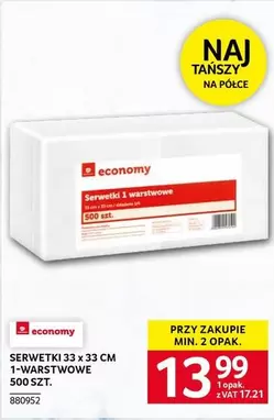 Serwetki 1-warstwowe 500 szt.