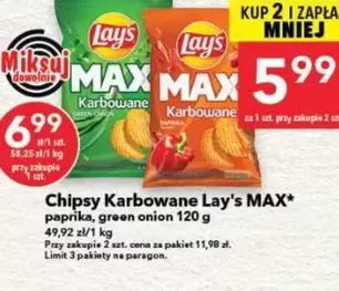 Lay'S - Chipsy Karbowane MAX*