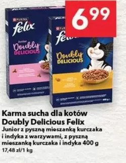 Karma sucha dla kotów Doubly Delicious Junior