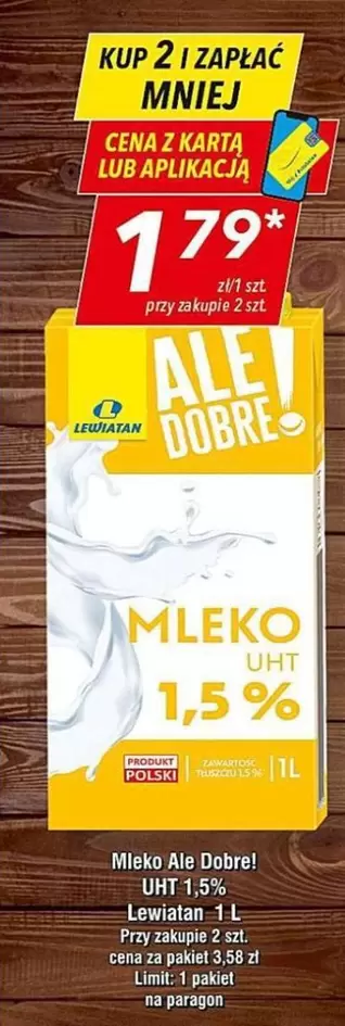 Ale - Mleko UHT 1,5%