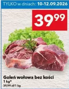 Goleń wołowa bez kości
