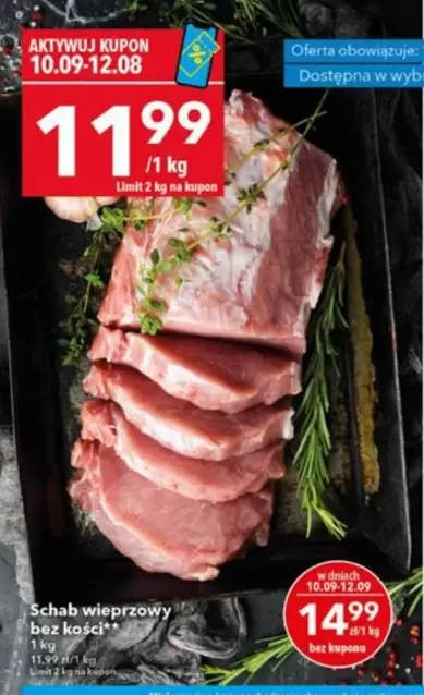 Schab wieprzowy bez kości