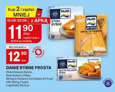Złote Paluszki Rybne, Mintaj w Panierce Cornflakes Air Fryer