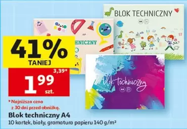 Blok techniczny A4