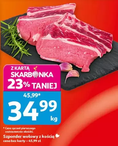 Szponder wołowy z kością