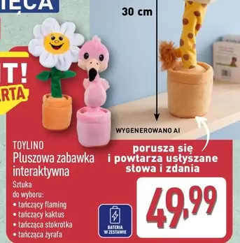 Pluszowa zabawka interaktywna