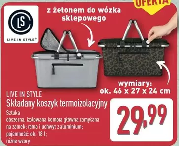 Ok - Składany koszyk termoizolacyjny