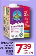 ŚMIETANKA UHT 30% BEZ LAKTOZY 500 ML