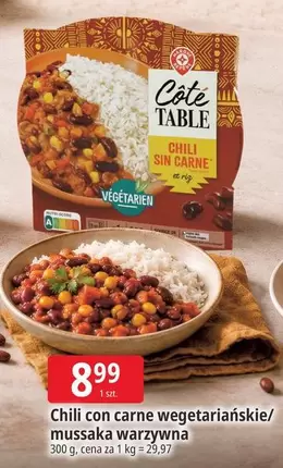 De - Chili con carne wegetariańskie/mussaka warzywna