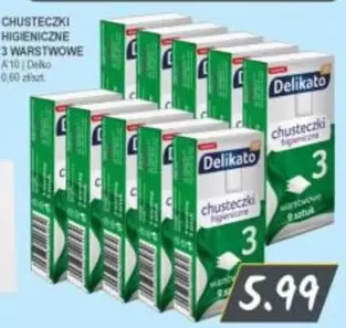 CHUSTECZKI HIGIENICZNE 3 WARSTWOWE