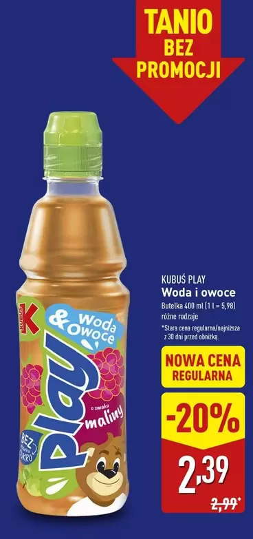 KUBUS PLAY Woda i owoce