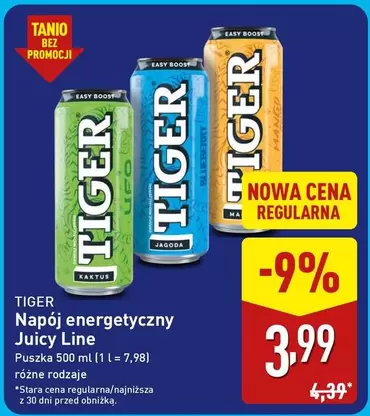 Tiger - Napój energetyczny Juicy Line