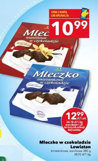 Mleczko śmietankowe w czekoladzie