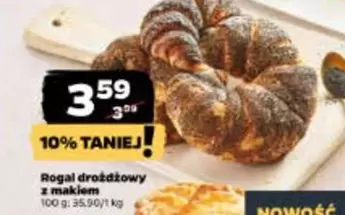 Rogal drożdżowy z makiem